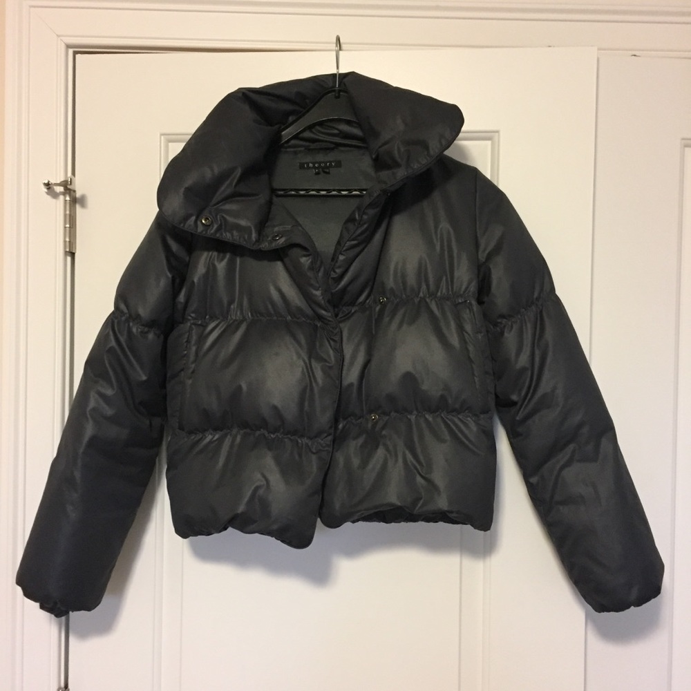 THEORY Puffer down jacket flawless condition! S